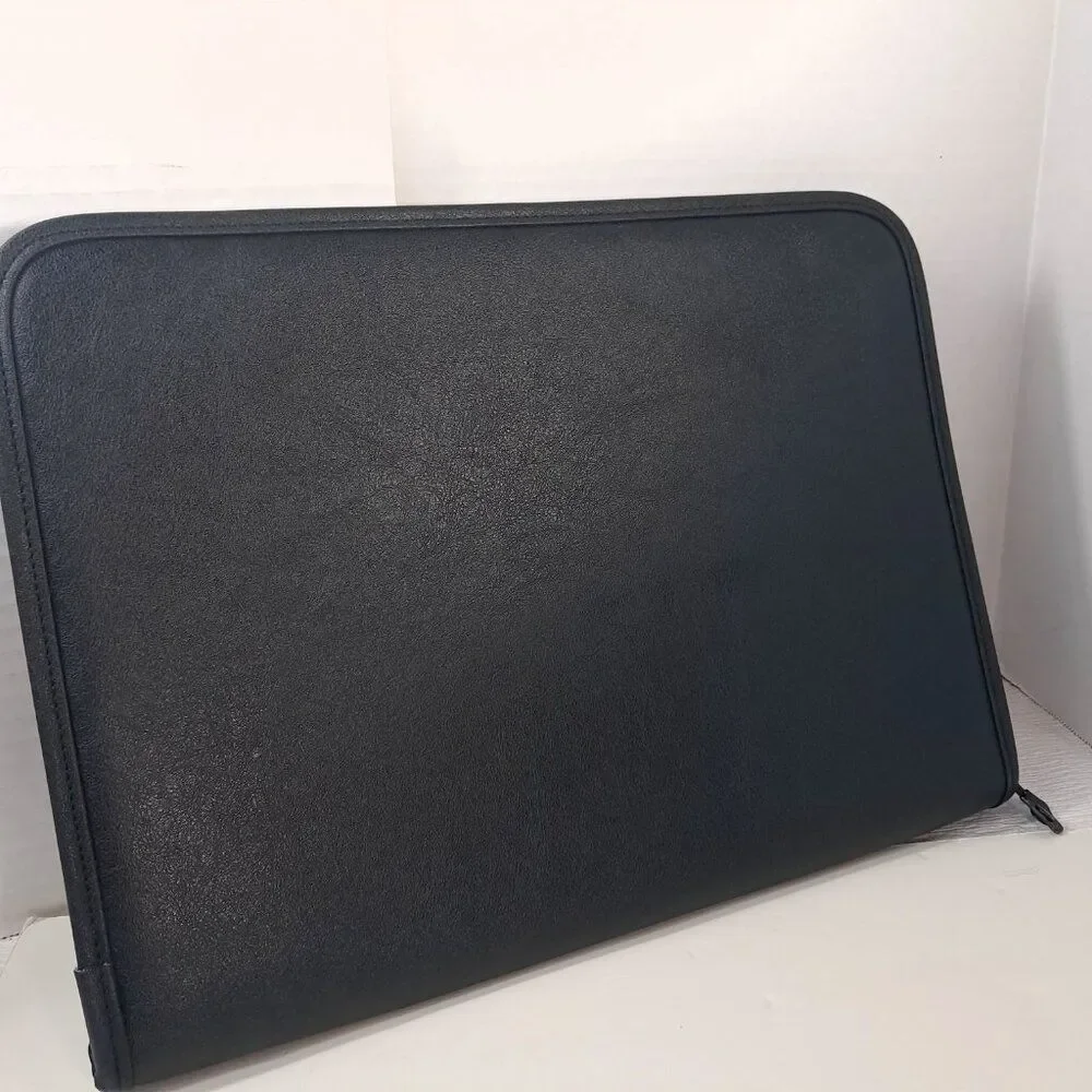 Cogent Systems planner organizer black zippered case office school‎ business